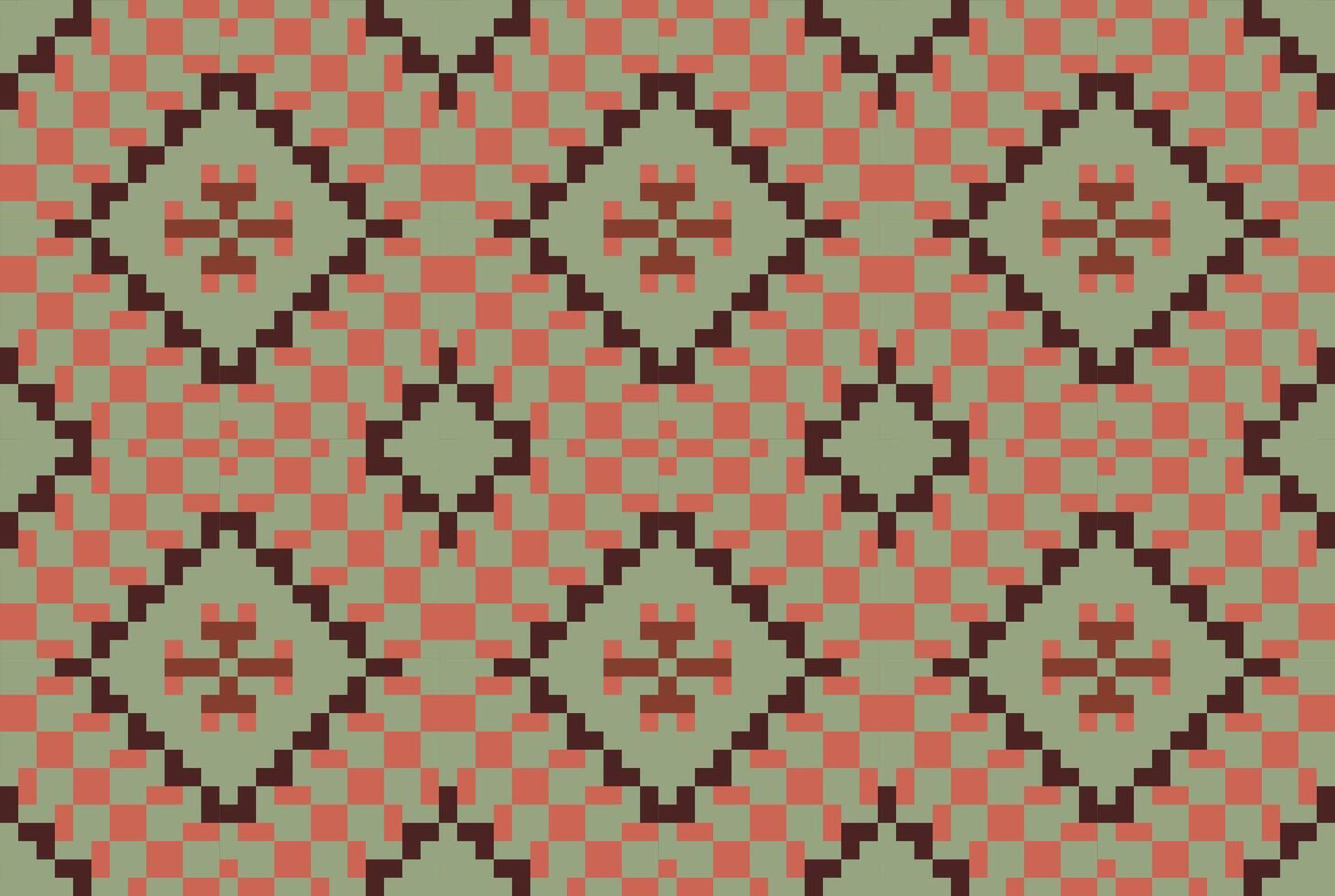 Carpet Filipino Ethnic Patternfolk Embroidery, Aztec Geometric Ornament Print. Design for Carpet, Wallpaper, Clothing, Wrapping, Fabric vector