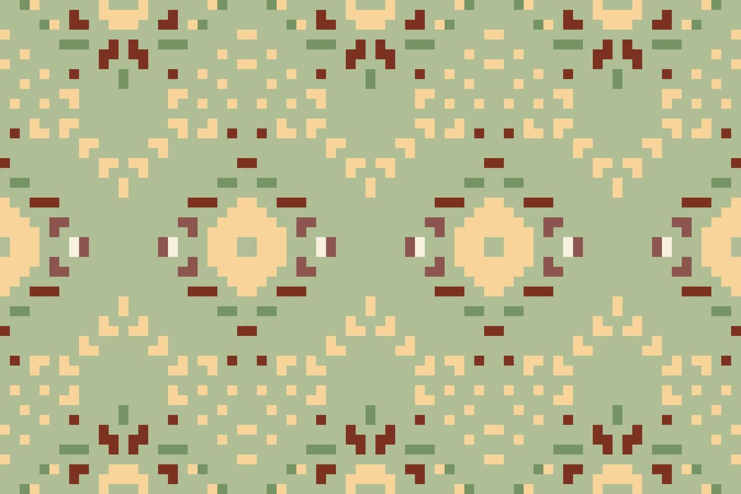 Crochet Arabic Pattern Mehndi Designfolk Embroidery, Aztec Geometric Ornament Print. Design for Carpet, Wallpaper, Clothing, Wrapping, Fabric vector