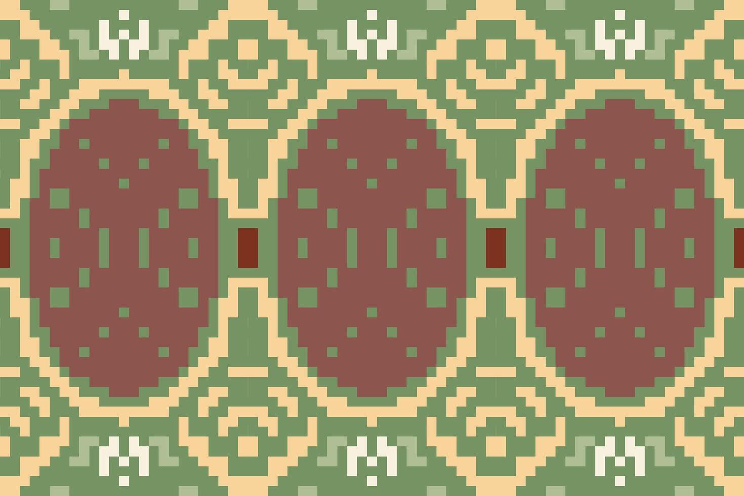 Sari Border Korean Traditional Pattern Meaningfolk Embroidery, Aztec Geometric Ornament Print. Design for Carpet, Wallpaper, Clothing, Wrapping, Fabric vector