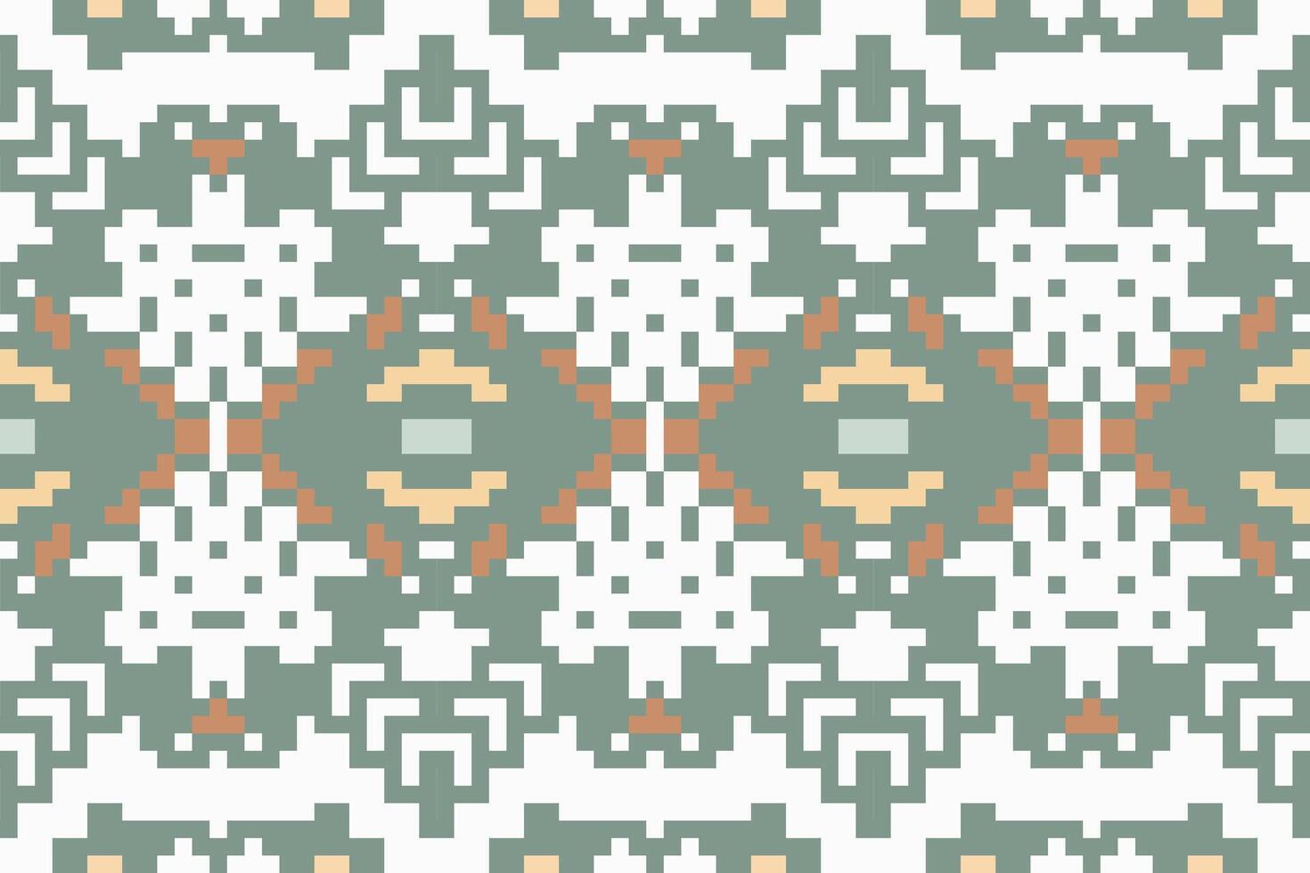 Folklore Abstract Colorful Geometric Pattern Backgroundfolk Embroidery, Aztec Geometric Ornament Print. Design for Carpet, Wallpaper, Clothing, Wrapping, Fabric vector
