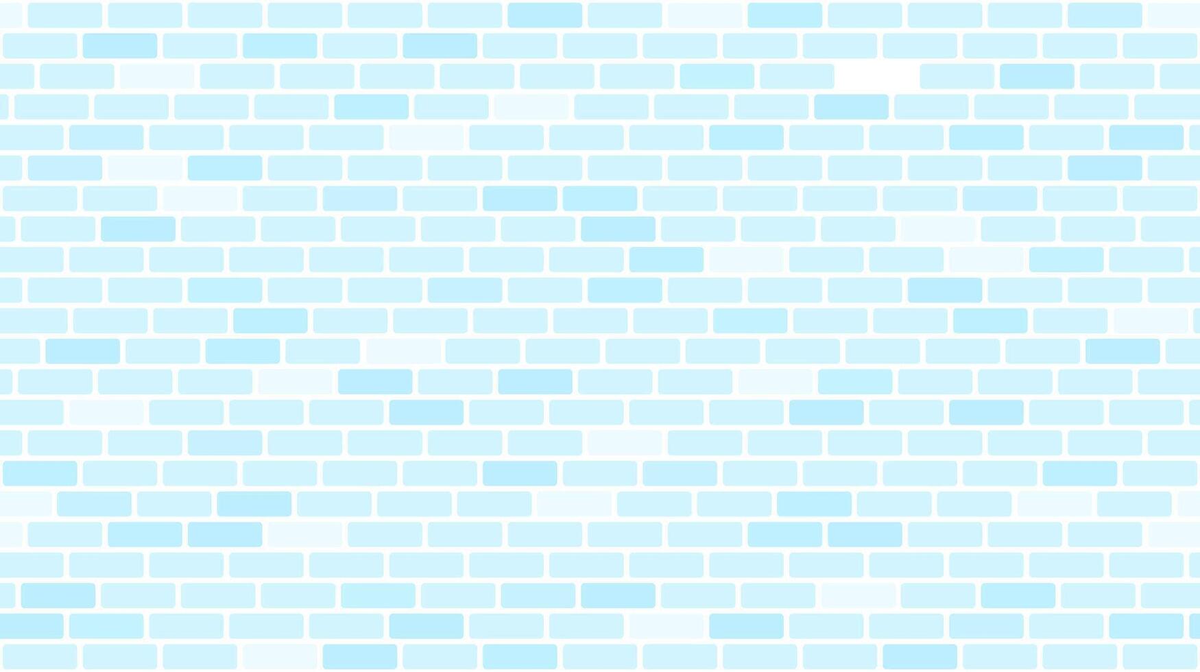 Seamless blue tile texture. Repeating brick pattern for kitchen floor, bathroom wall, pool. Abstract tiles cladding background. Repeated brickwork backdrop. vector