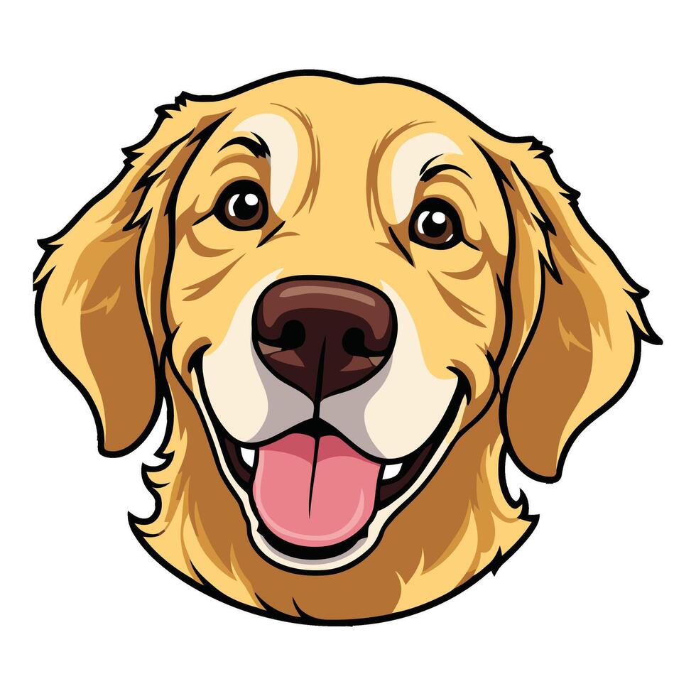 Creative Dog Face Design with Cartoon Flair vector