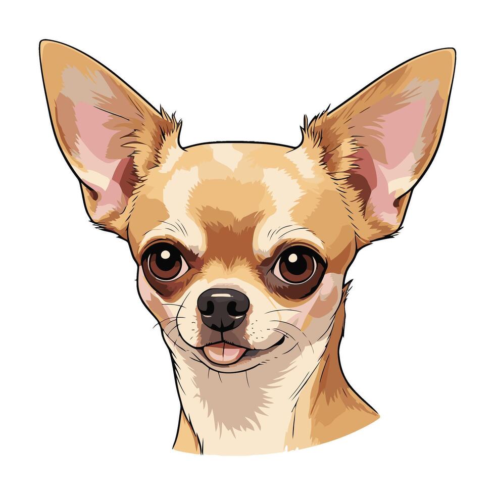 Cartoon Dog Head Design for Fun Creations vector
