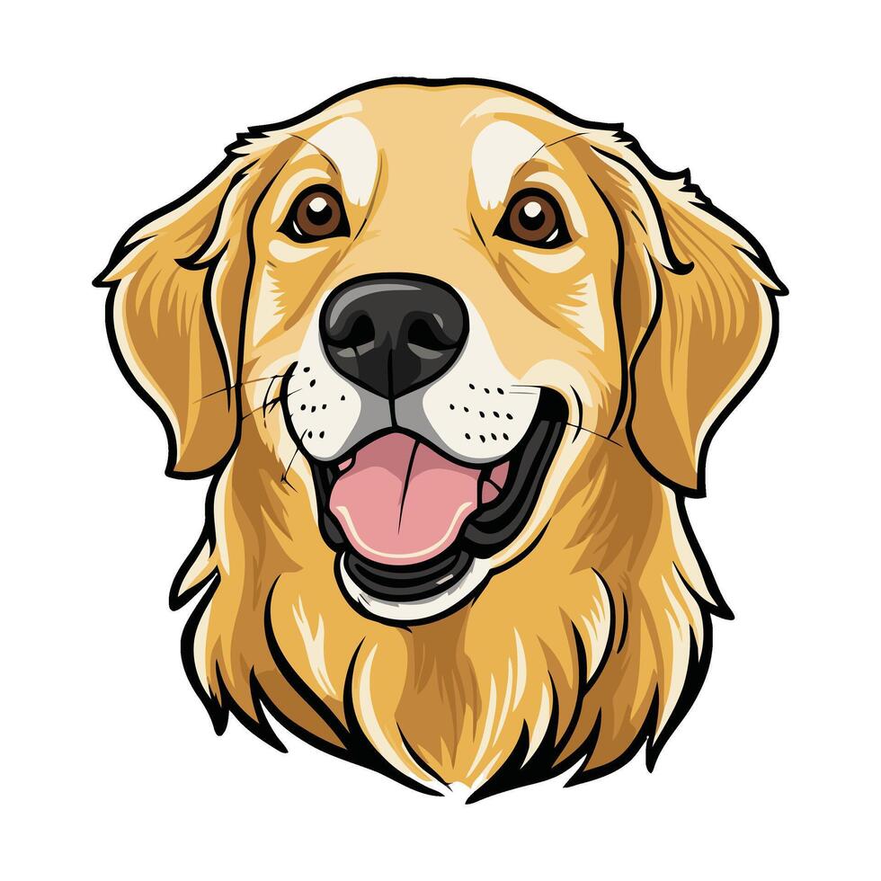 Cartoon-style Pup Head for Artistic Exploration vector