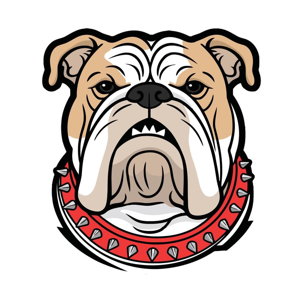 Fun and Friendly Dog Face Design vector