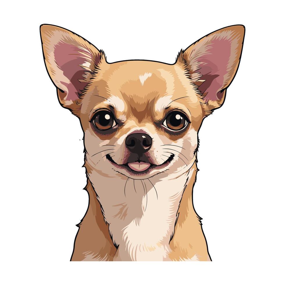 Minimalist Dog Head for Branding vector