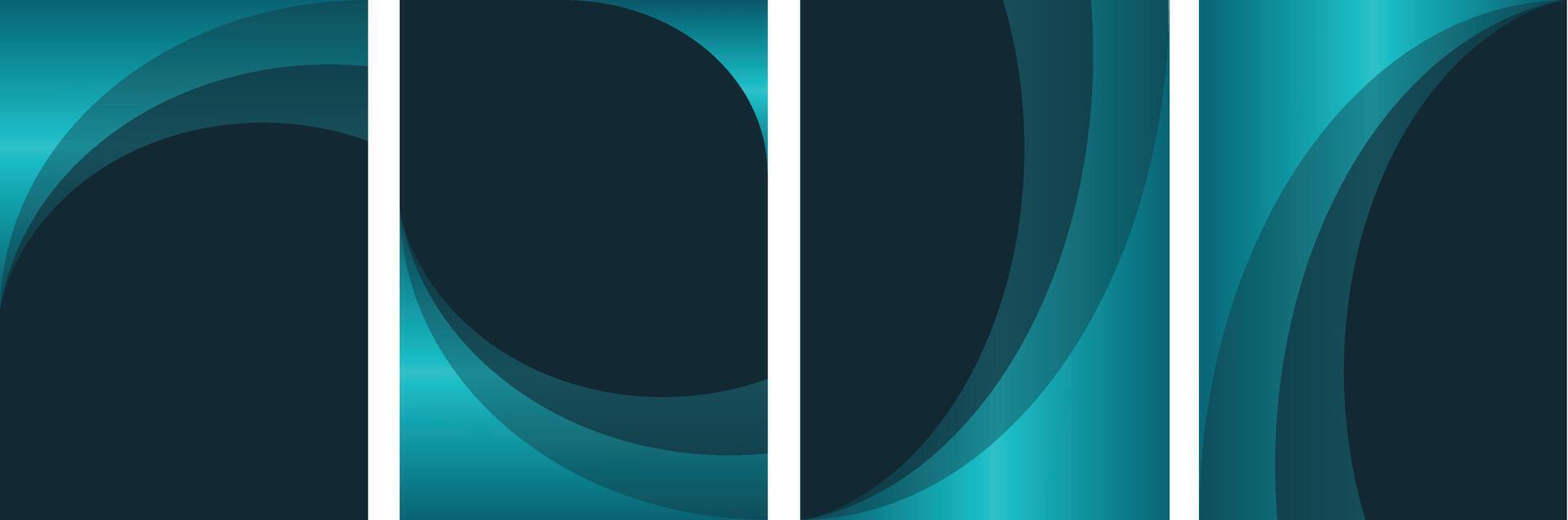 Set of luxury Minimal greenish theme Brochure cover background template design, Poster cover layout design, Modern flyer Covers collection, abstract Brochure template vector