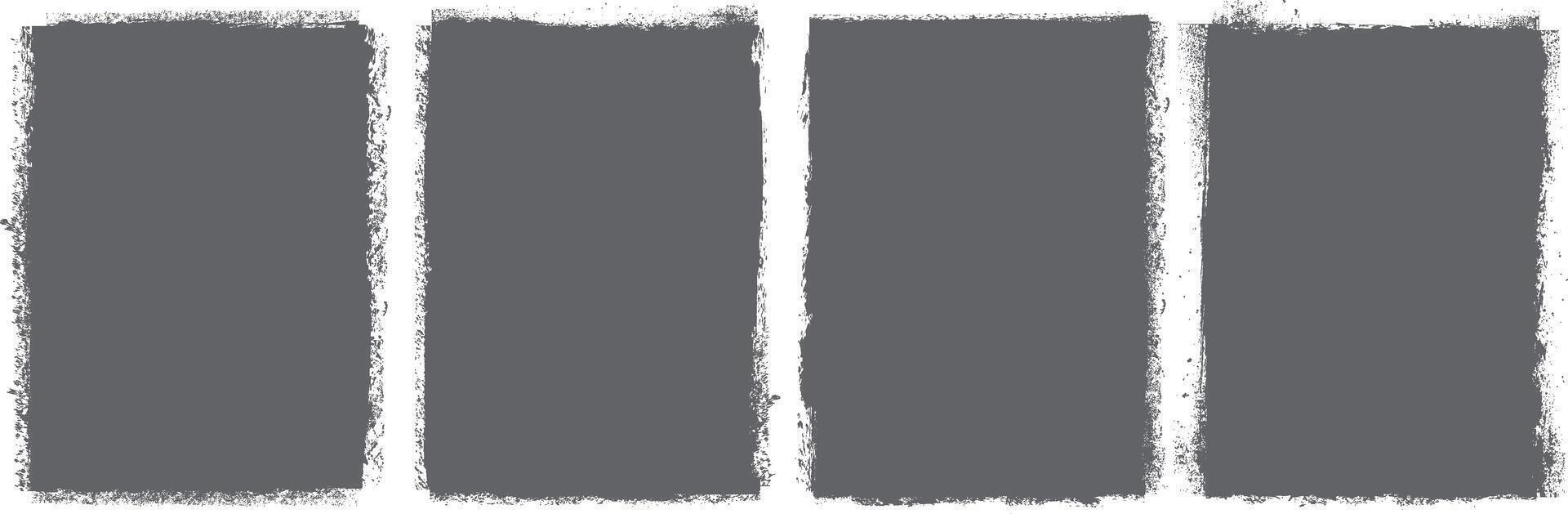 Set of Various type of grunge large banner texture Background vector