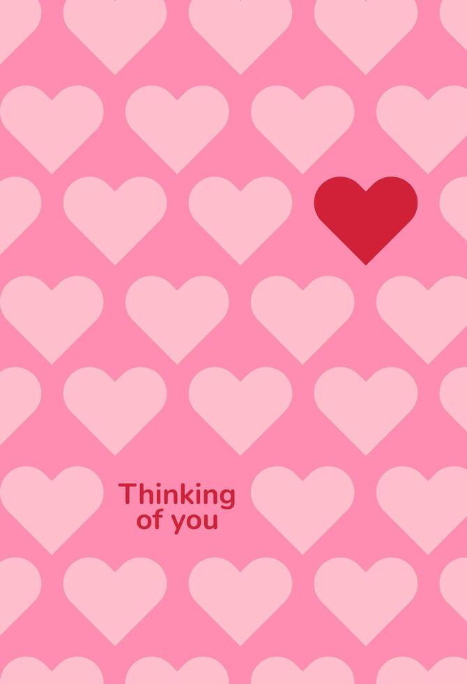 Love card with stylish and heartfelt design. Perfect for romantic messages, thoughtful gestures, and customizable greeting cards. illustration vector
