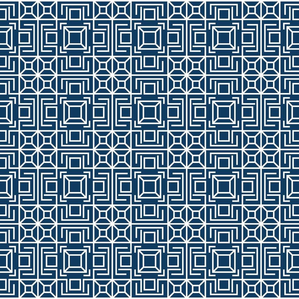 Decorative Ornamental Geometric Seamless Pattern Design. vector