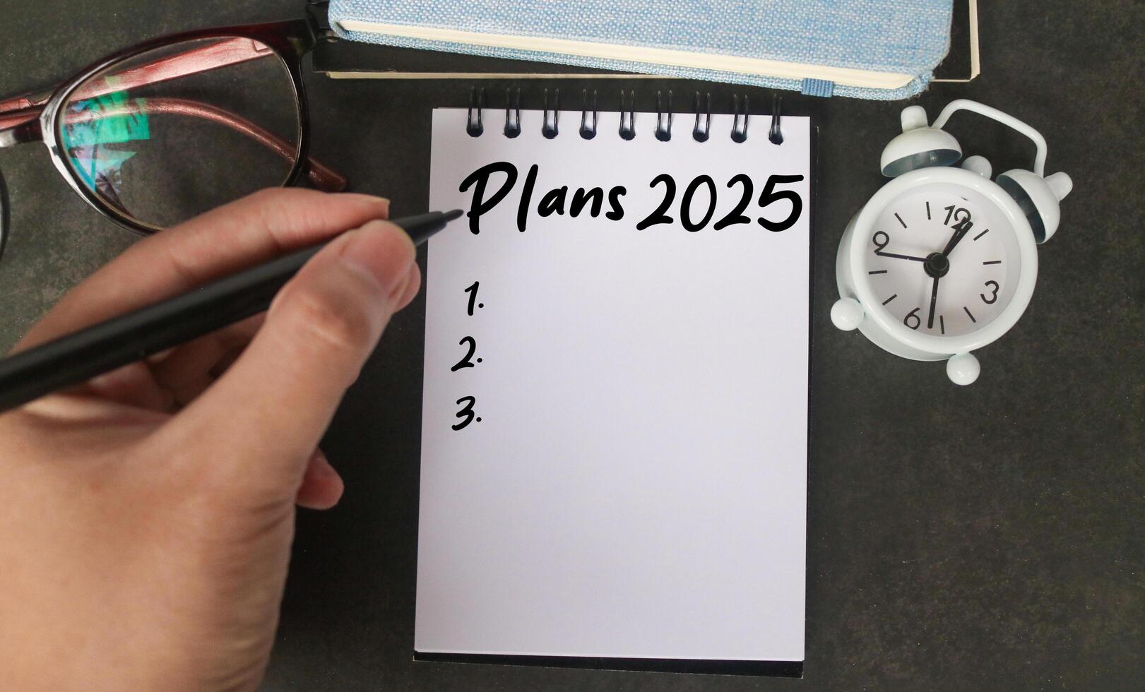 2025 New Year resolutions goals, plans, and resolutions concept