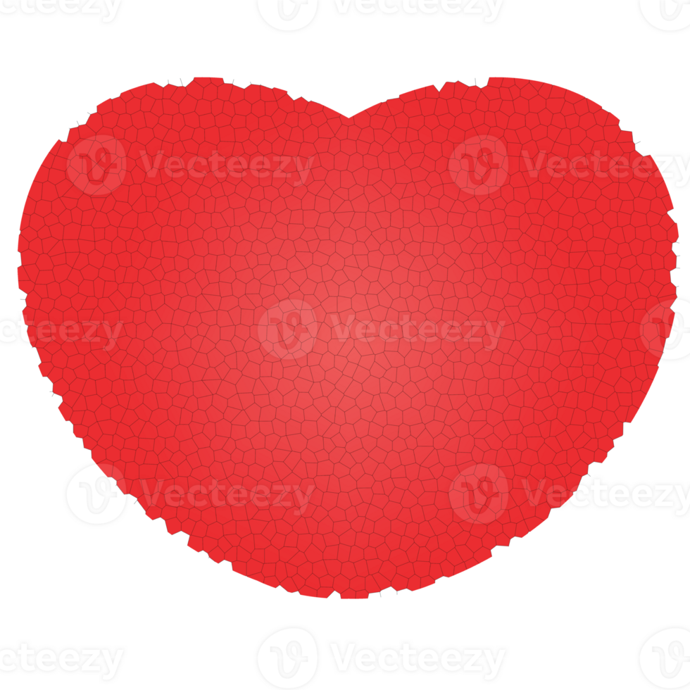 Isolated cute valentine heart png