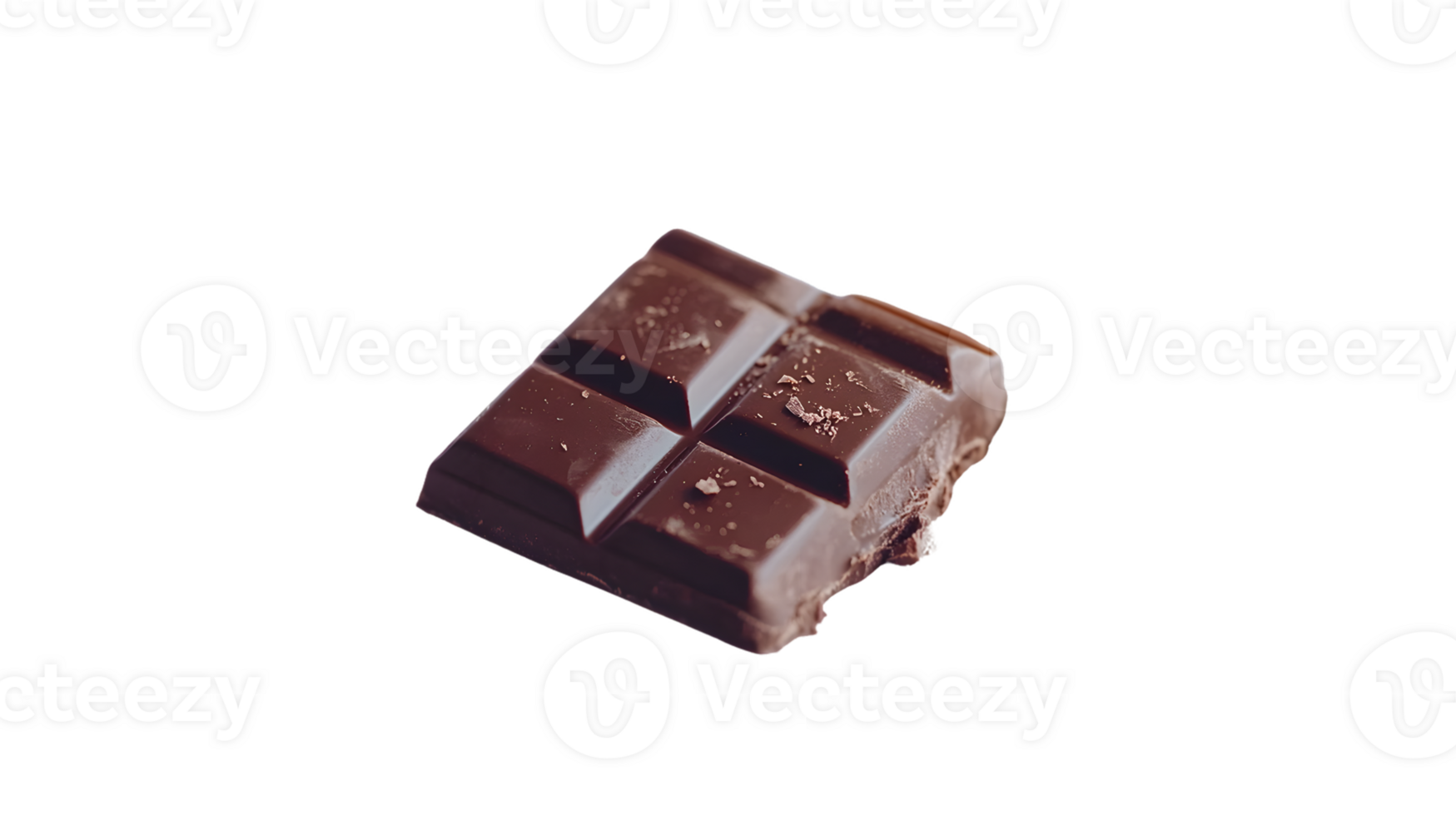 Partially Consumed Dark Chocolate Bar png