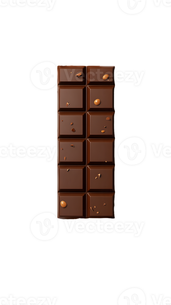 Dark Chocolate Bar with Caramel and Chocolate Shavings png