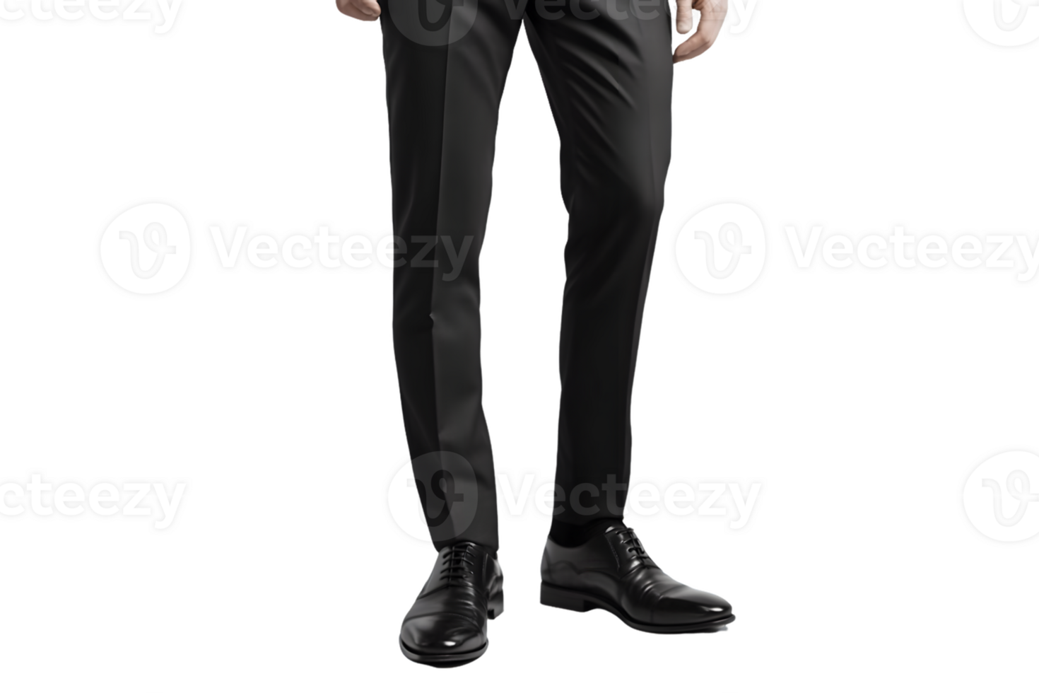 Black Dress Pants and Oxfords png