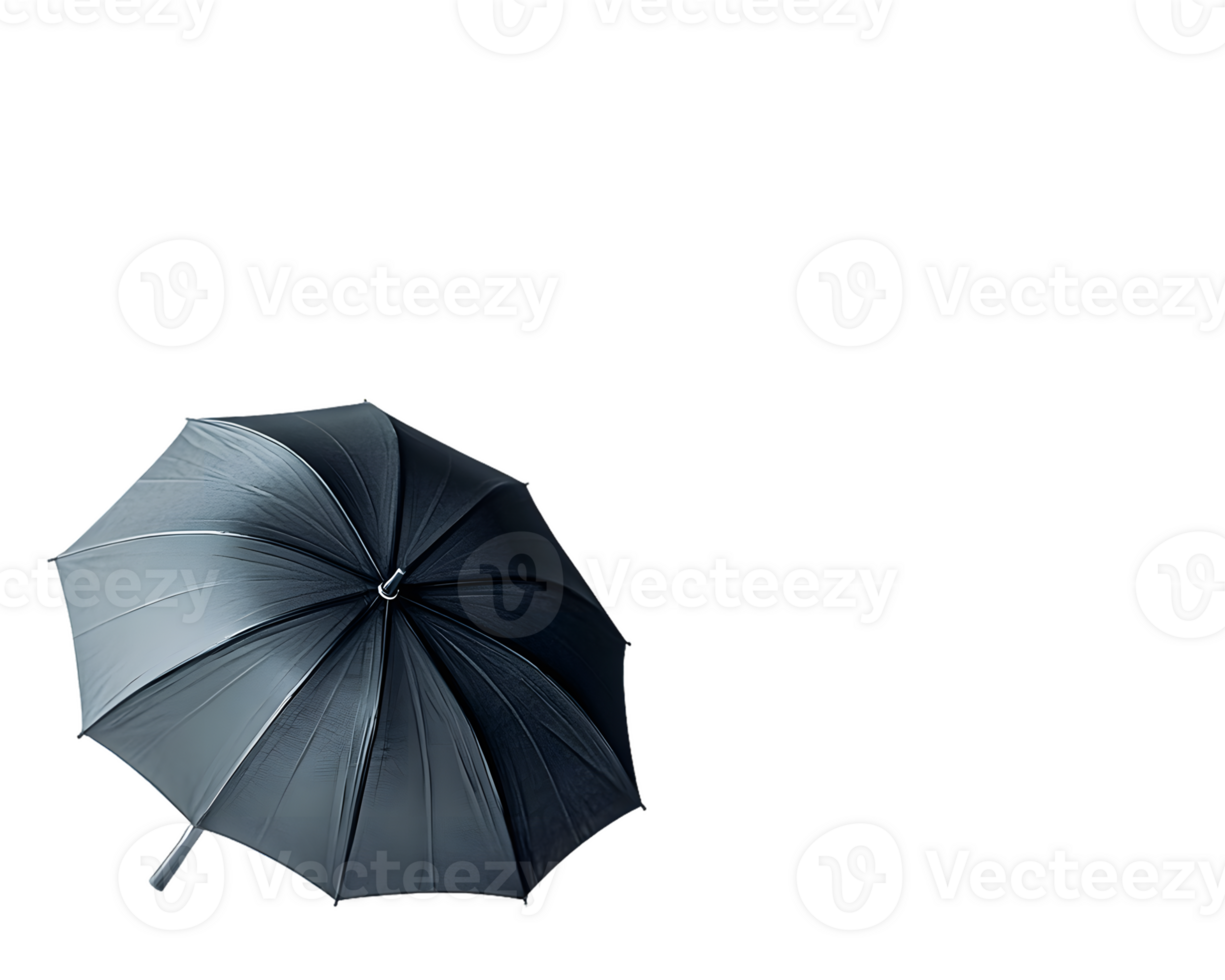 A simple black umbrella, commonly used for protection against rain or sun. png