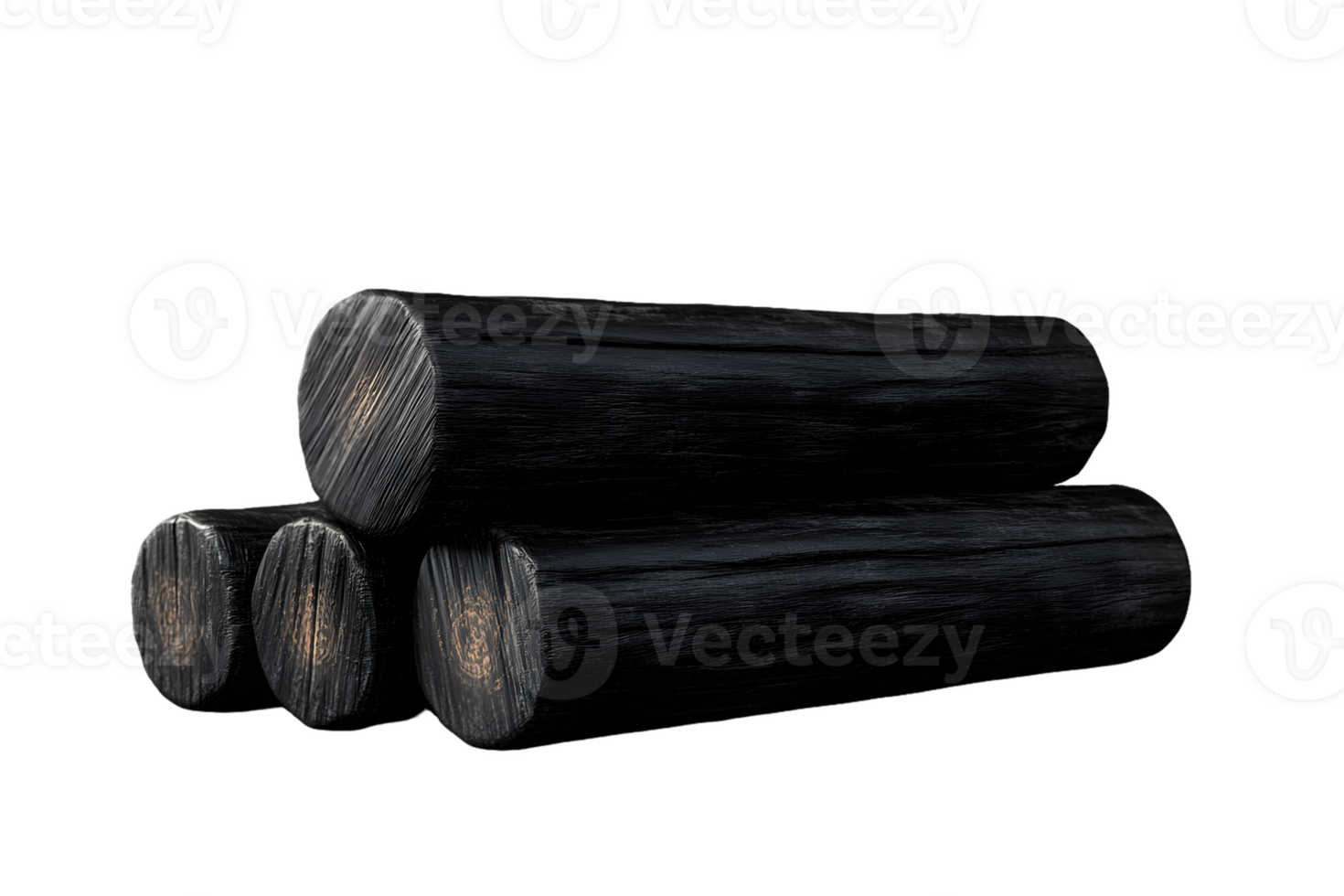 Stacked Cylindrical Logs png