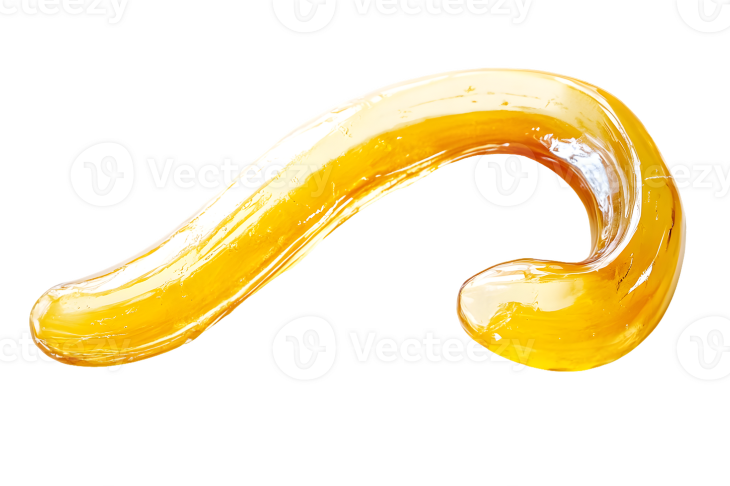Amber Liquid in Curvilinear Form png