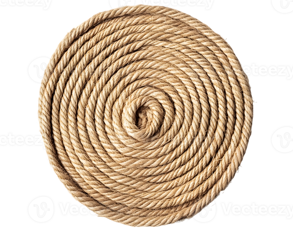 Coiled Rope in Circular Formation png