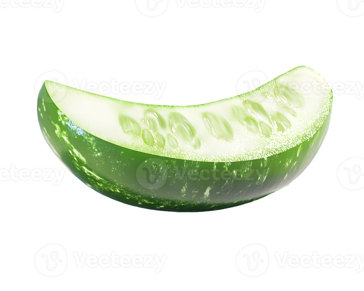 Digital Render of a Cucumber Slice png