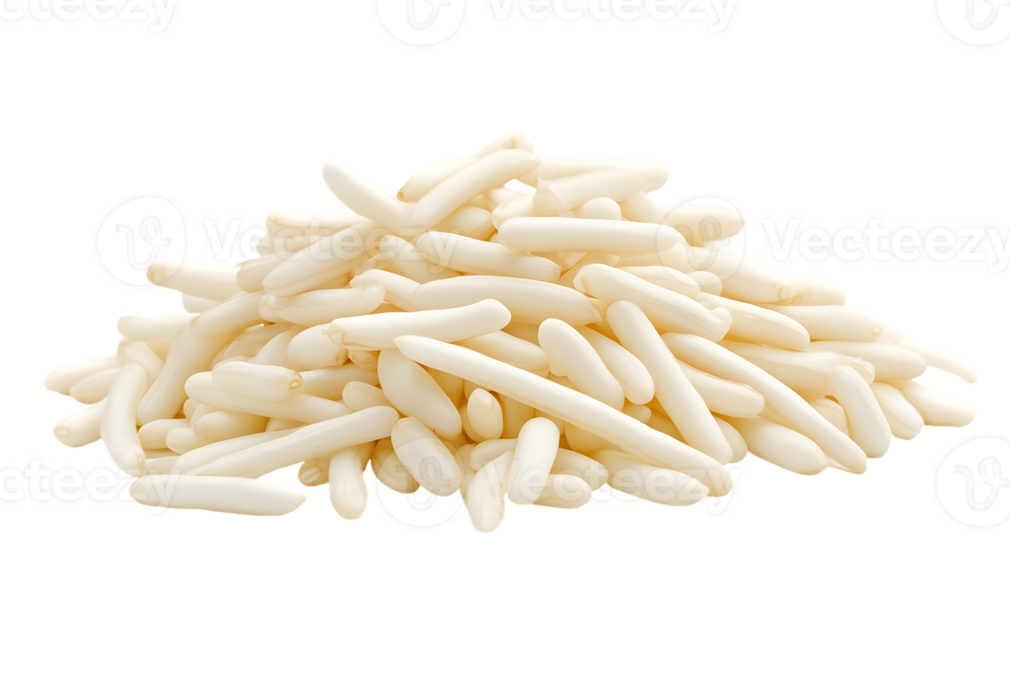 Pile of Off-White Puffed Rice Cakes png