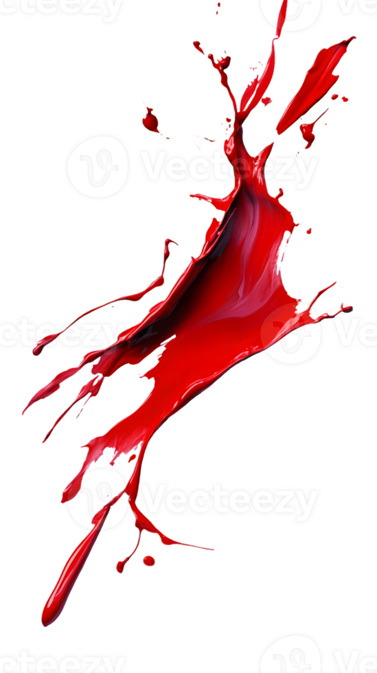Red Oil Paint Splash png