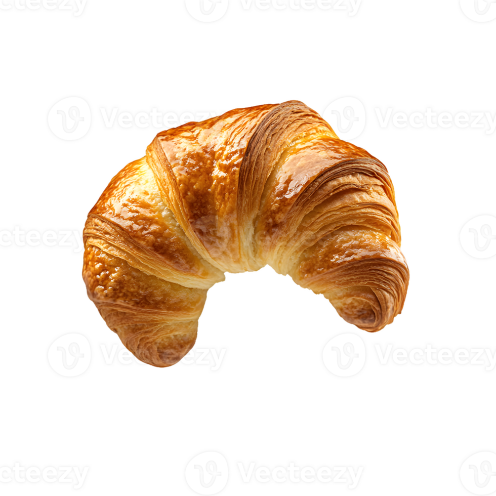 Single Golden Croissant png