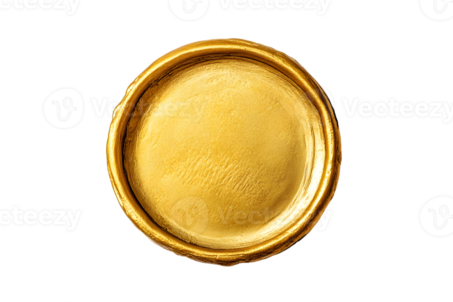 Gold Wax Seal png