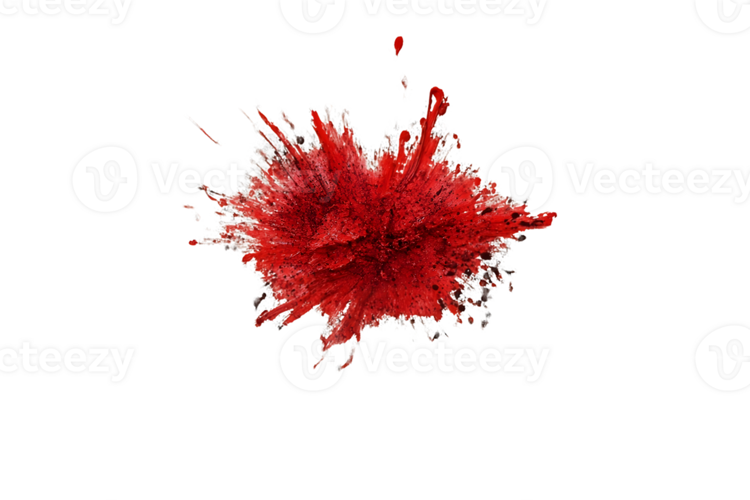 Digital Image of Red Explosion png