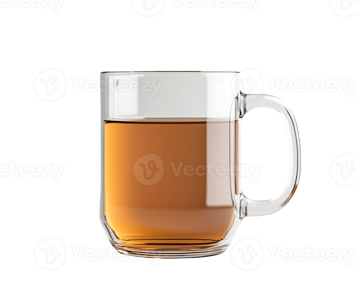Glass Mug of Light Brown Liquid png