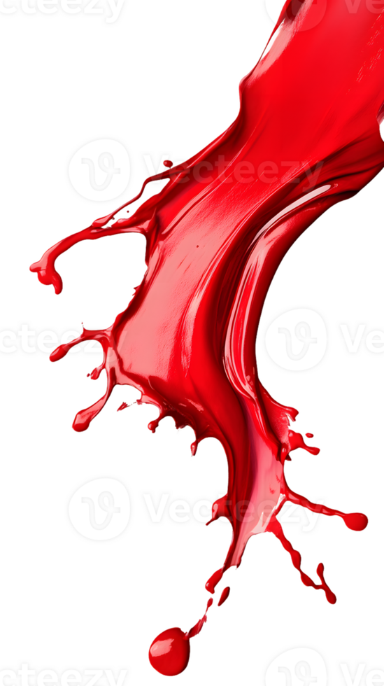 Red Liquid Splash png