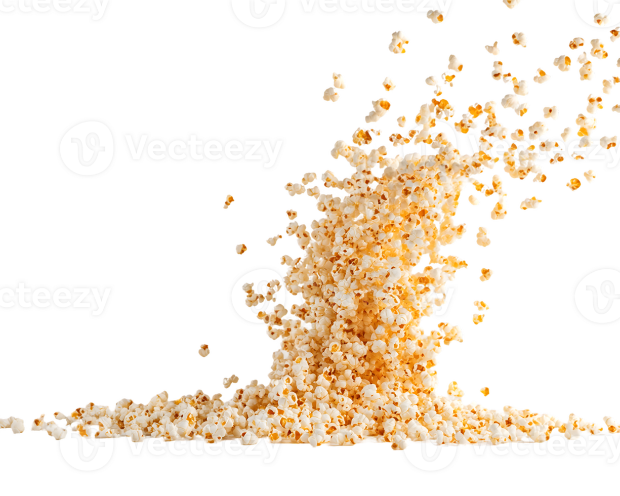 Popcorn in Motion png