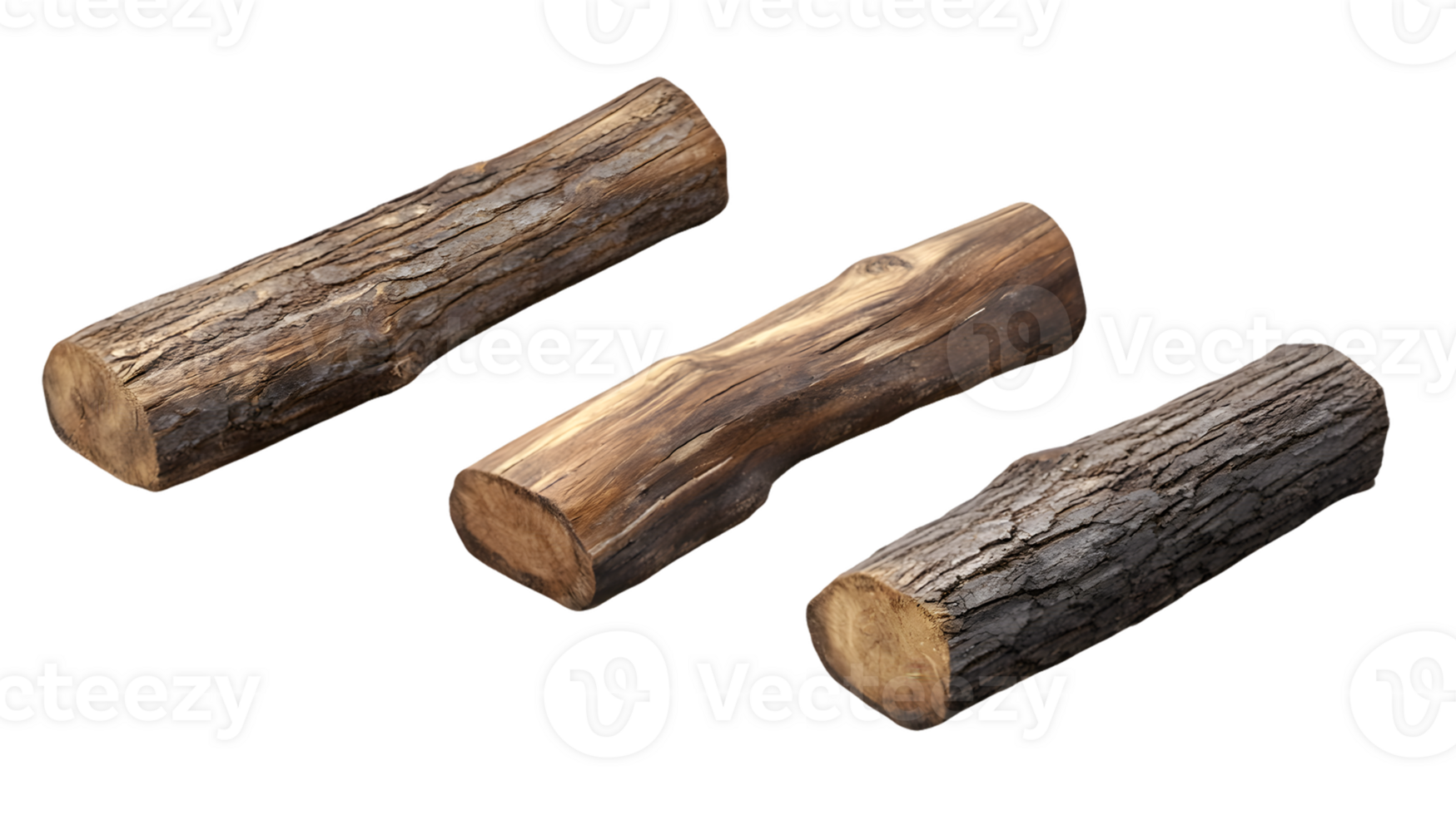 Three Logs, Isometric View png
