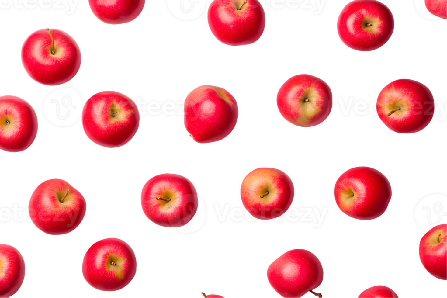 Arrangement of Red Apples png