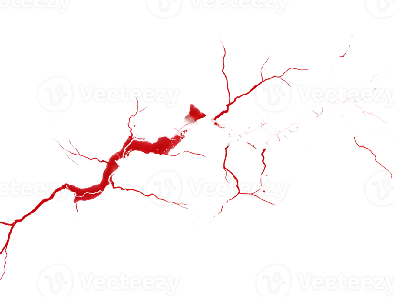 Intricate representation of neural connections in vibrant red showcasing the complexity of brain activity and electrical pathways in an abstract visual form. png