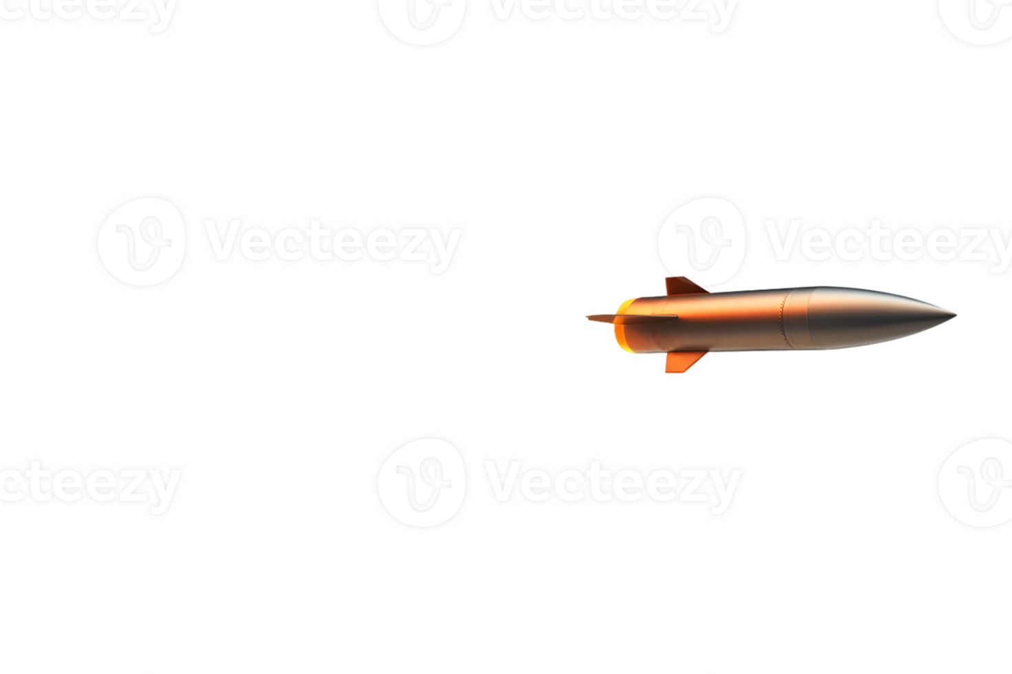 Sleek missile soaring through a clear blue sky leaving a trail of smoke behind with soft clouds in the background png