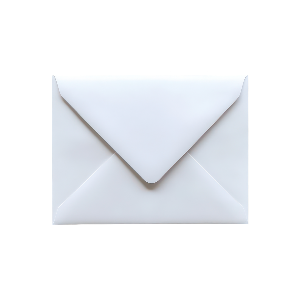 A classic envelope on a marble surface ready for letter delivery or personal correspondence in a serene setting, A classic blank paper envelope png