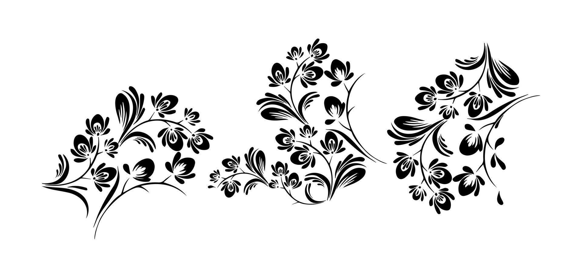 Ornamental seamless decorative floral design vector