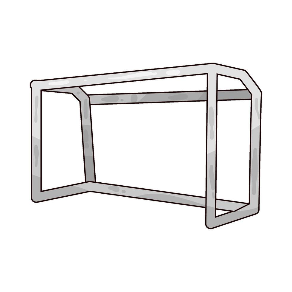 Illustration of soccer goal vector