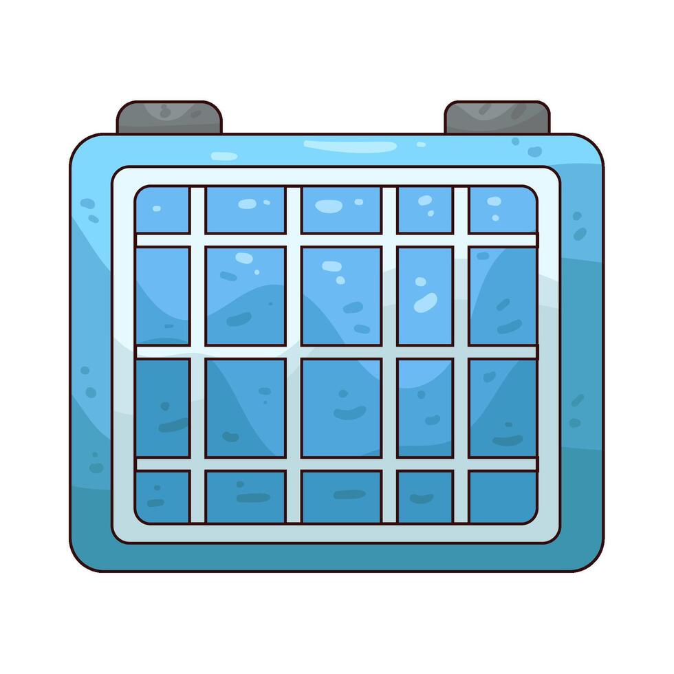 solar battery illustration vector