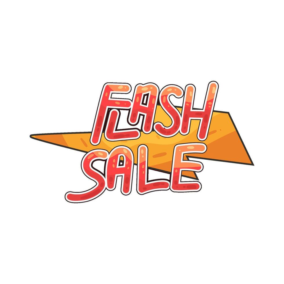 Illustration of Flash Sale vector