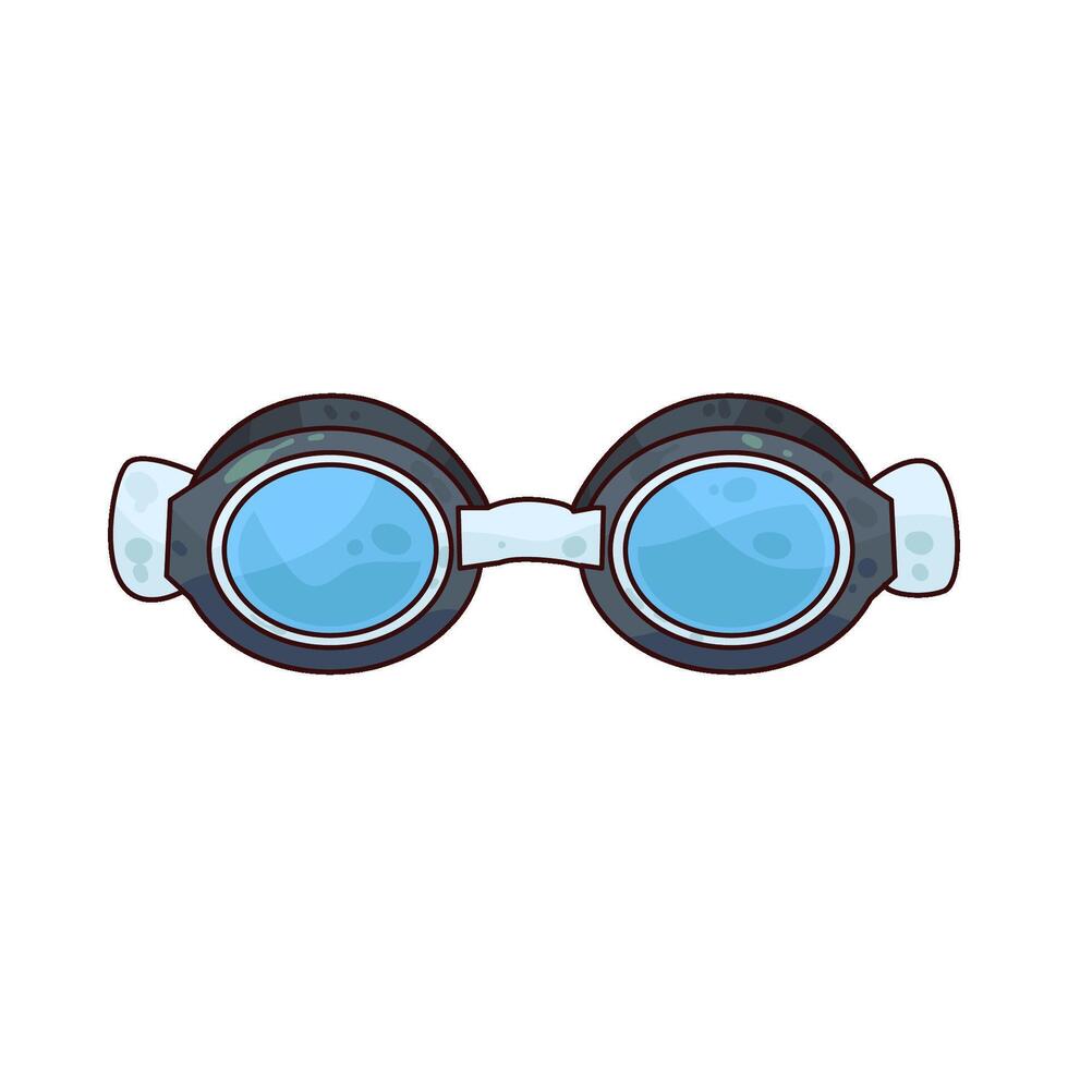 Illustration of Swimming Goggles vector