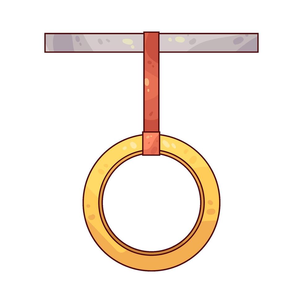 Illustration of Gymnastics Rings vector