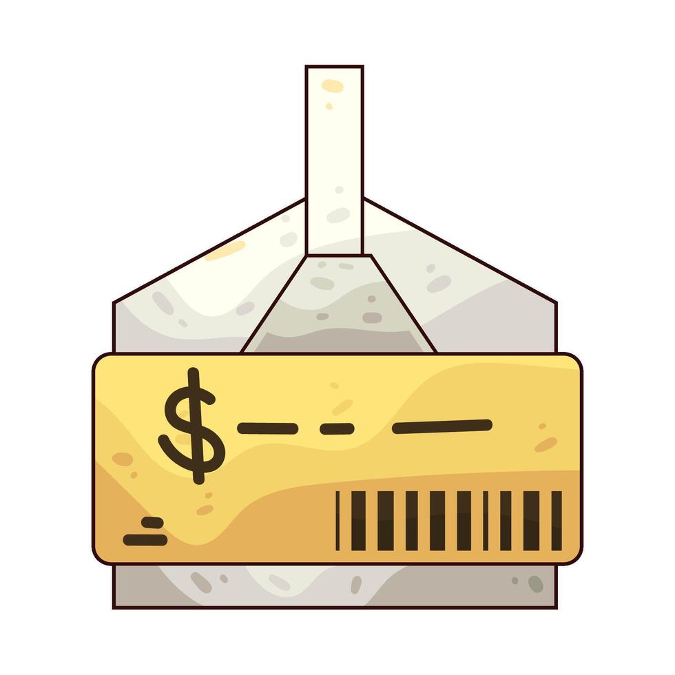 Illustration of Product Shelf Tag vector