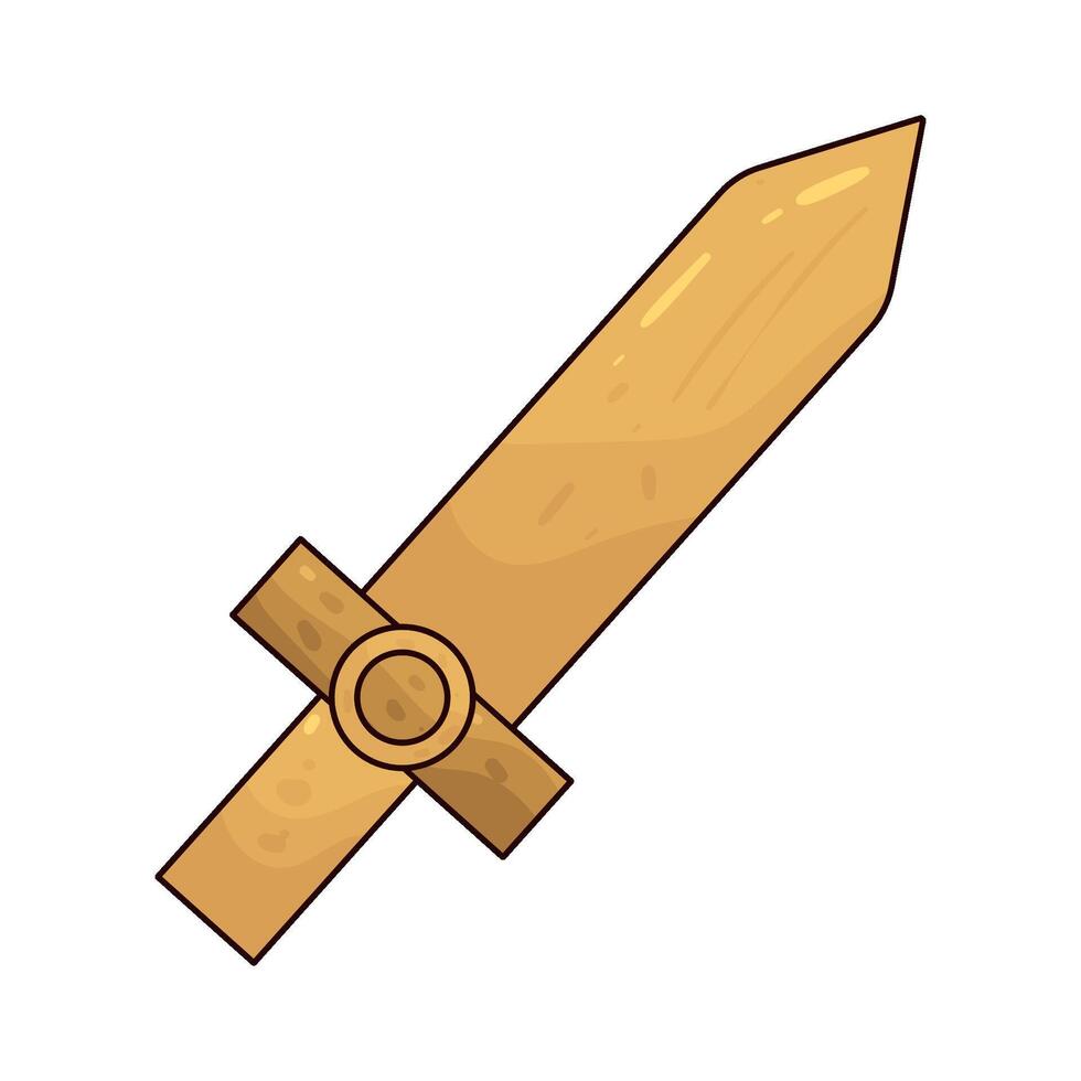 Illustration of Toy Sword vector