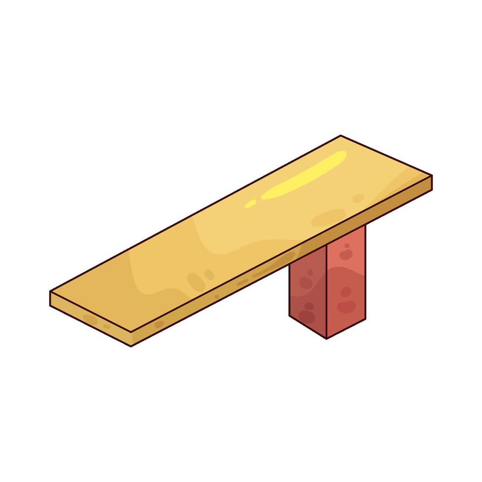 Illustration of Diving Board vector