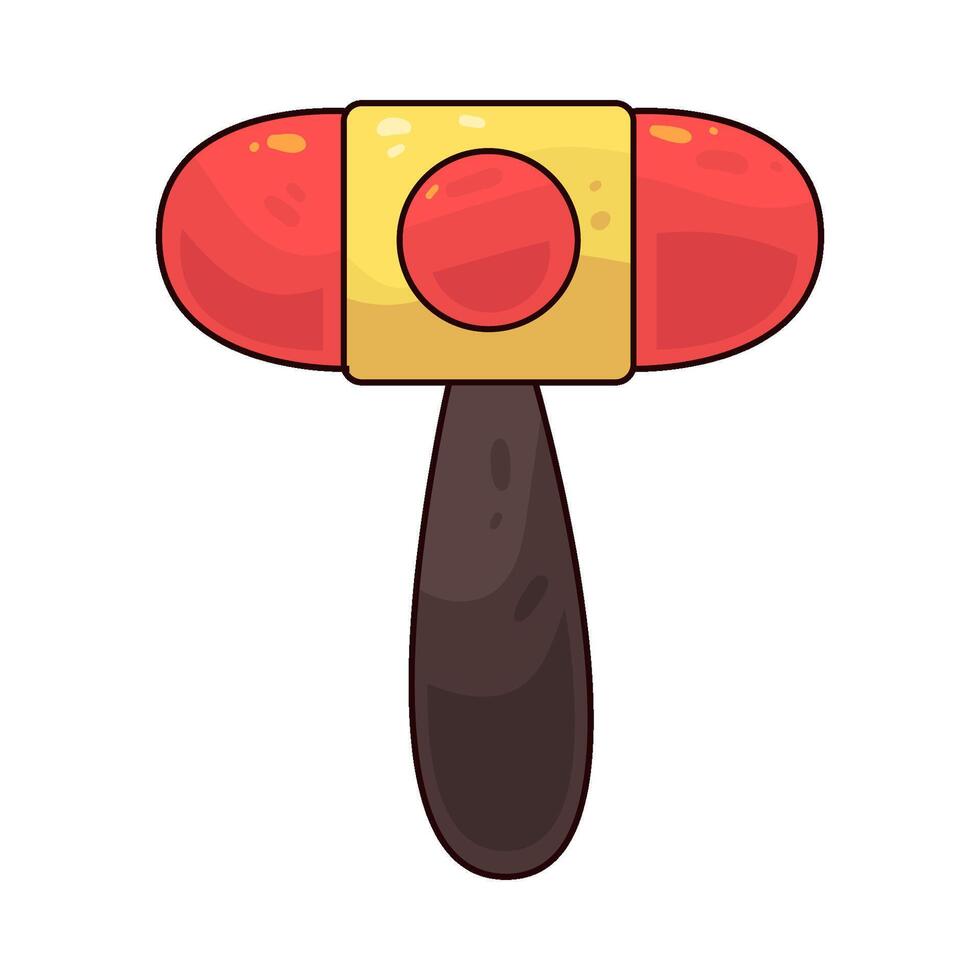 Illustration of Toy Hammer vector