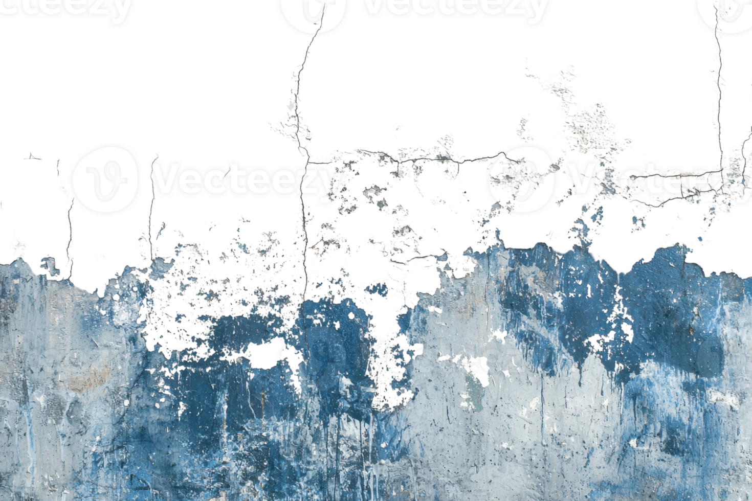 A textured abstract image featuring deep black and varying shades of blue, resembling peeling paint or a weathered surface. png