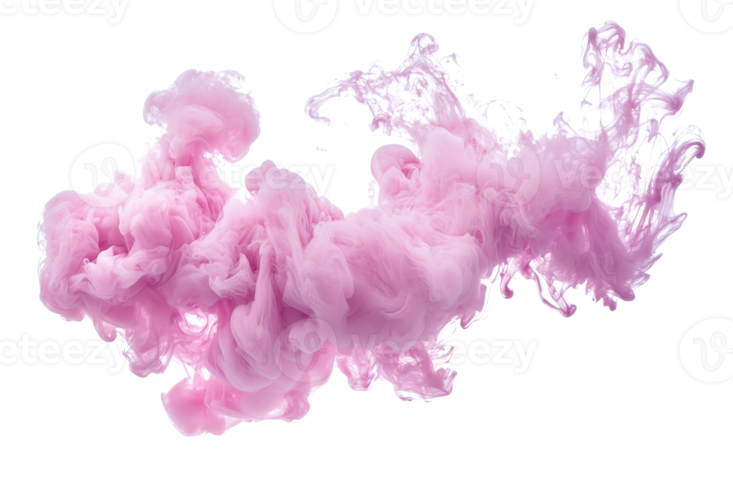 A swirling, vibrant pink cloud of vapor creates an ethereal and dynamic visual effect. png