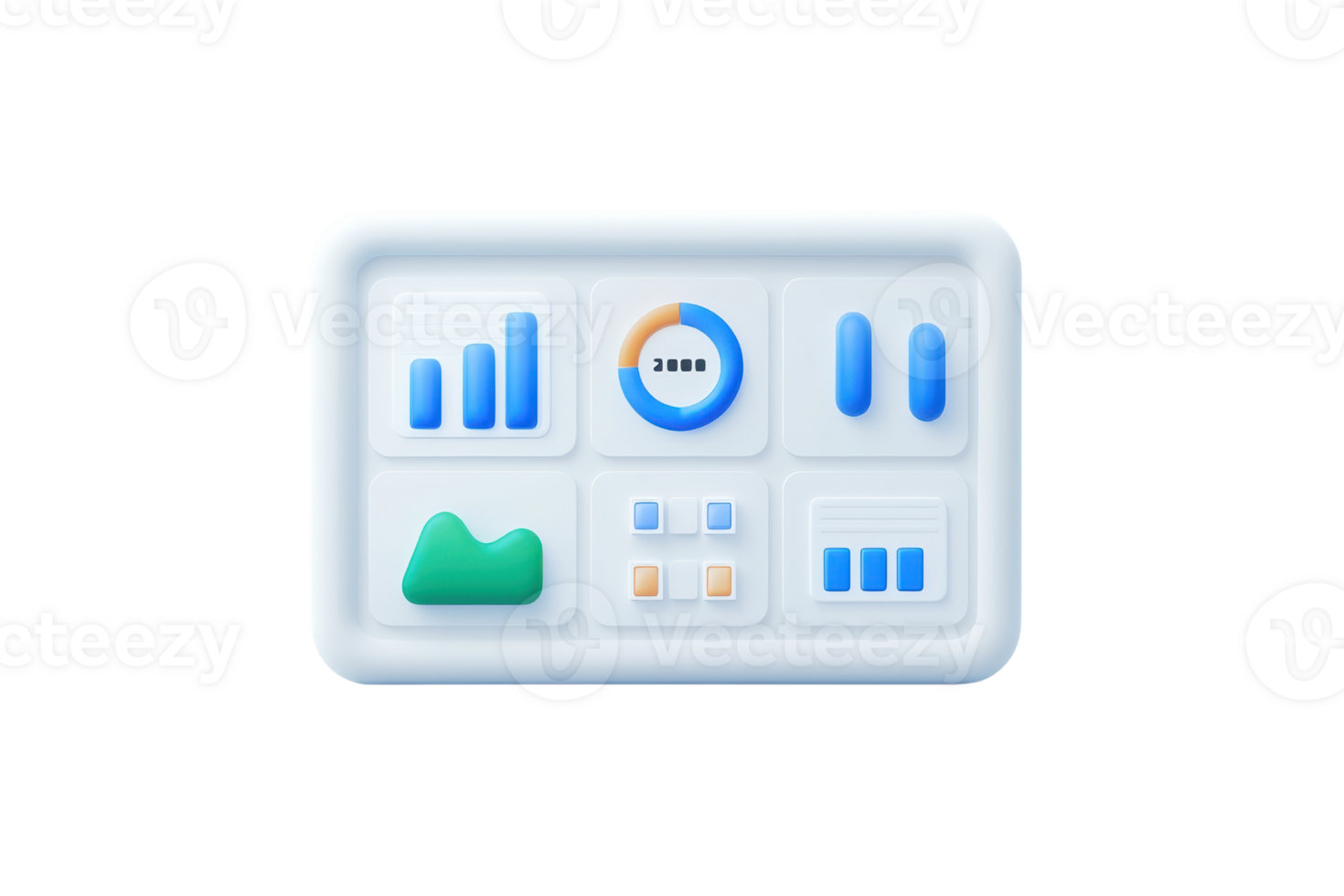 A sleek digital dashboard featuring various graphs, charts, and indicators for data visualization and analysis. png